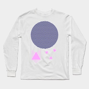 Wavy Ocean Long Sleeve T-Shirt